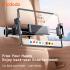 Mcdodo CM-4320 Car Headrest Mount Constructed from ABS, silicone, and Aluminium Alloy 60-Degree Rotation for Tablet and Phone- Black